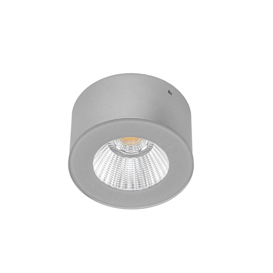 Spot LED Mille - 8W, 615lm, 3000K, IP44, CRI 80, 40°, grau, dimmbar, D=63mm, H=34mm