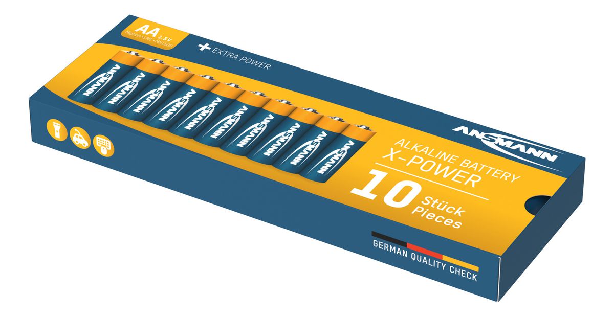 X-Power Alkaline Batterie Mignon AA / LR6 50er Karton - 50er Box