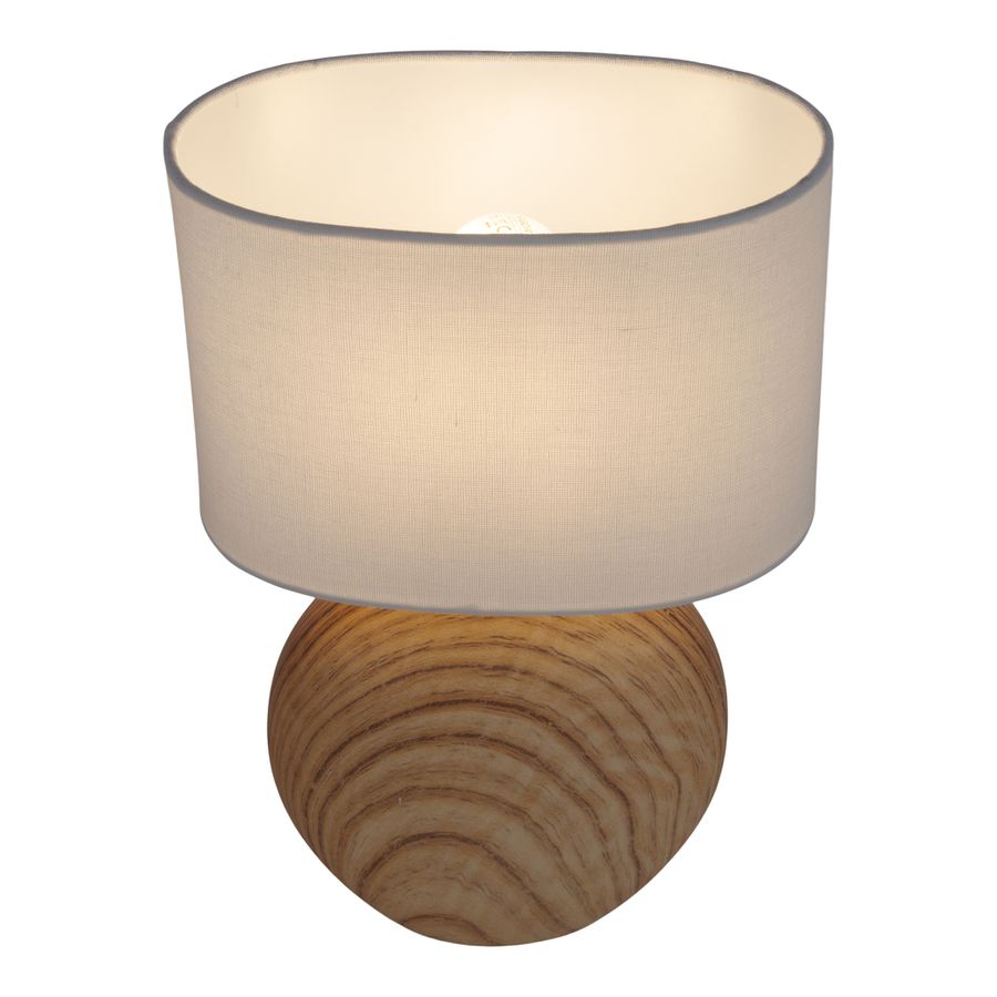 Keramik Tischleuchte WOODY - 40W, E14, IP20