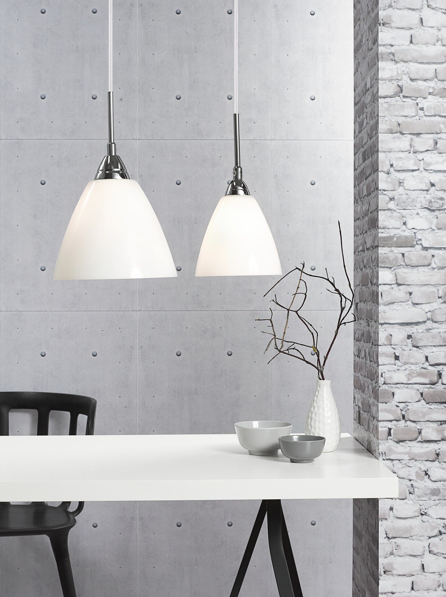 Read 20, Pendelleuchte, Glas - E27, max. 60W, IP20
