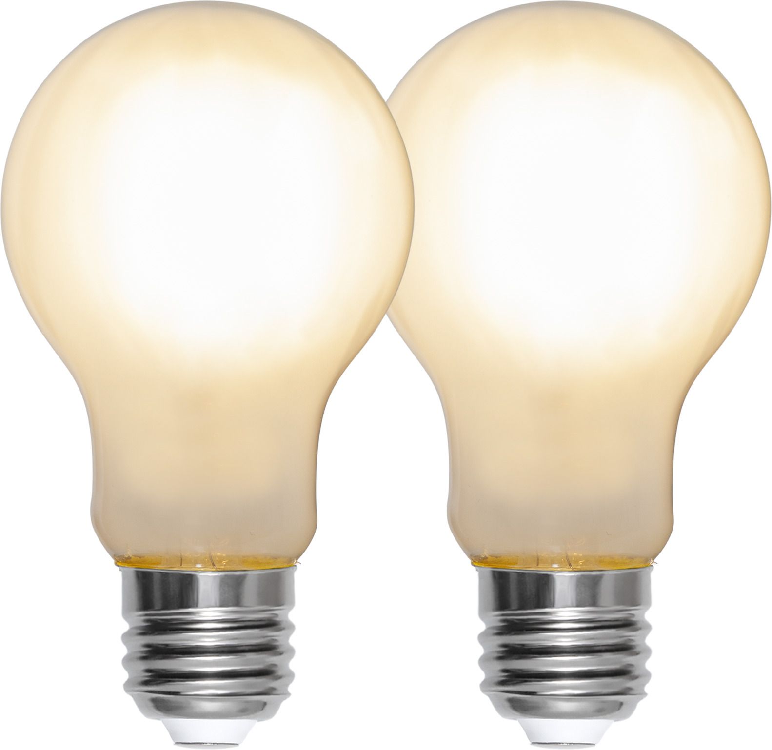 LED Lamp E27 Frosted Duo Pack - E27, 470Lm, 4.5W, 2700K