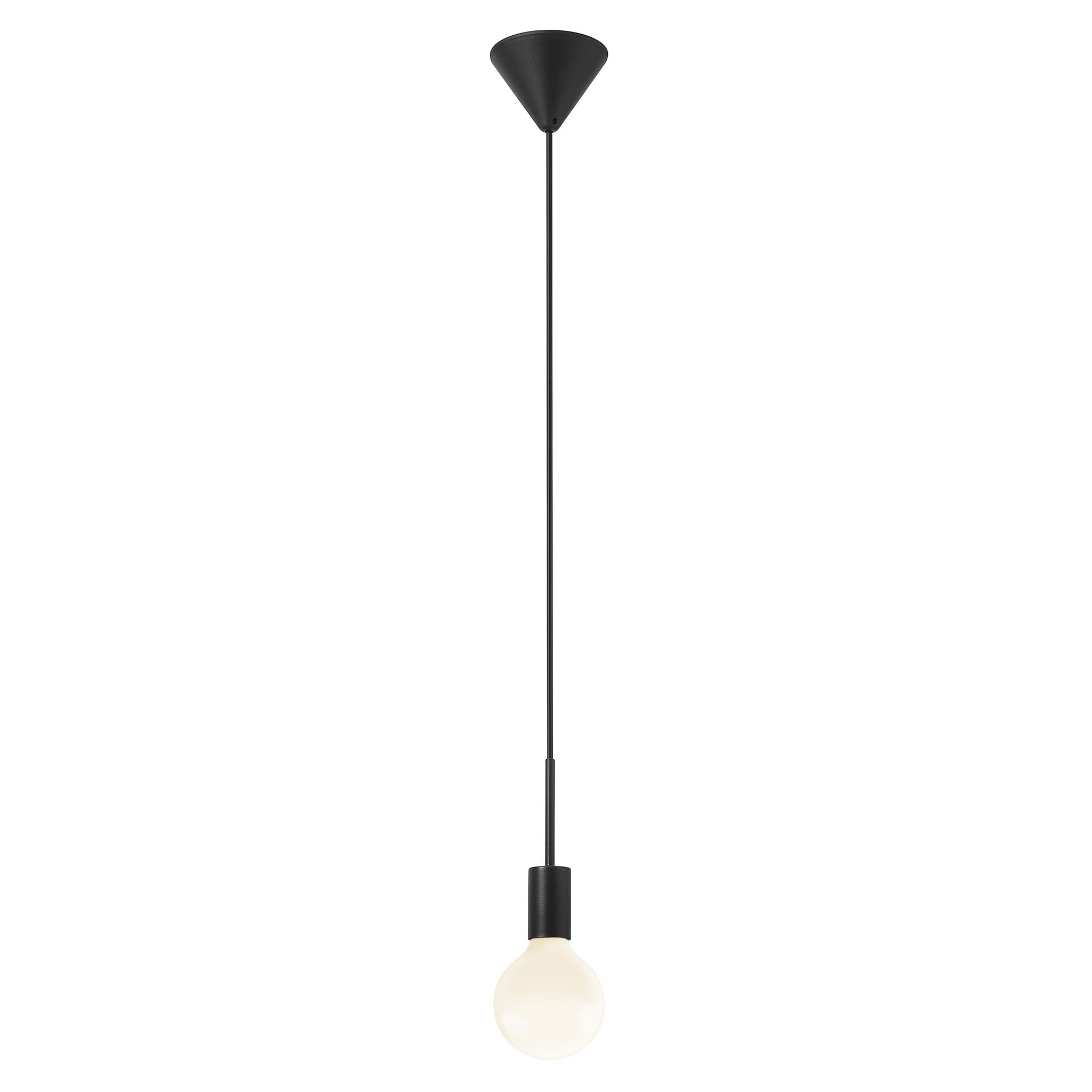 Paco , Pendelleuchte, Schwarz - IP20, E27