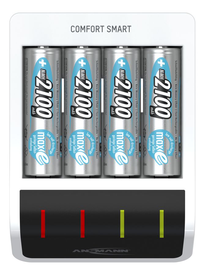 Comfort Smart + 4× AA 2100 mAh - 4x AA/AAA NiMH Akkus