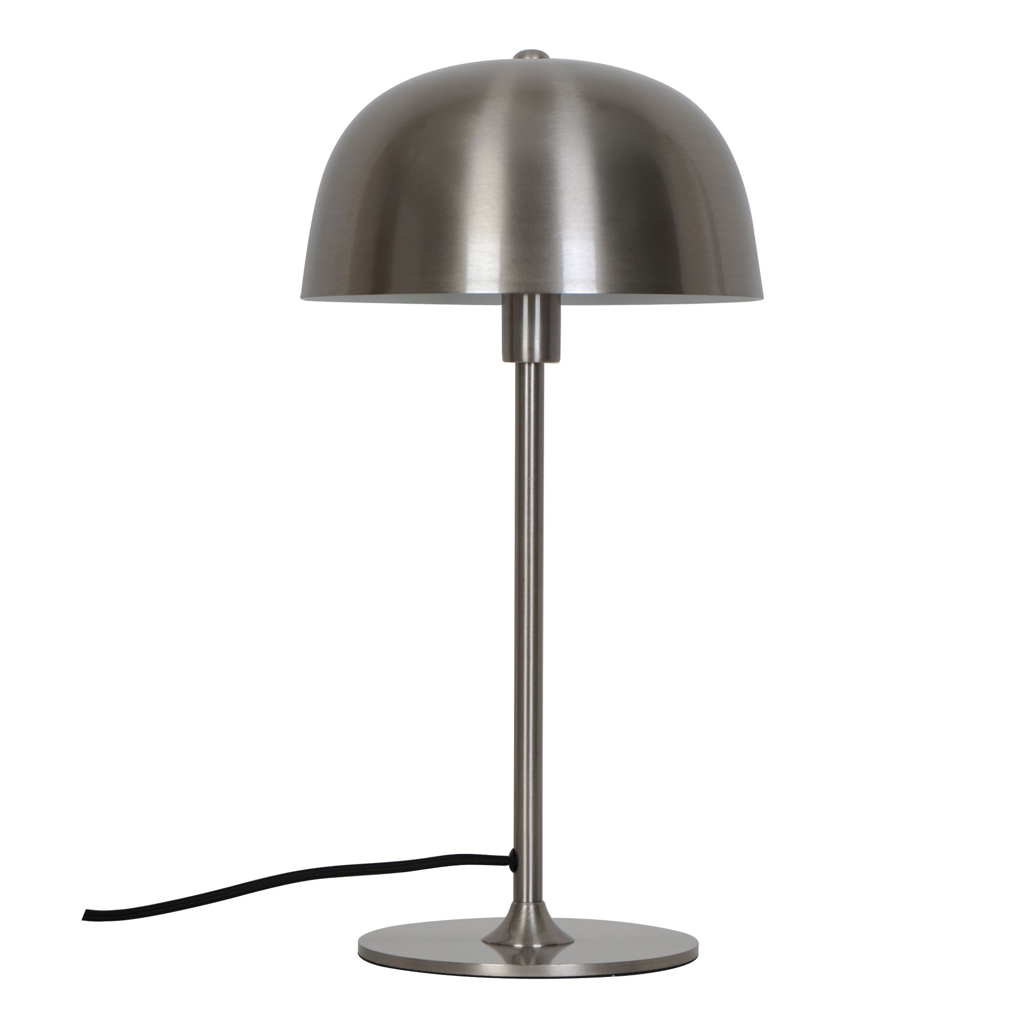Tischlampe Cera Gebürsteter Stahl - E14, IP20, 230V