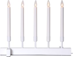 Kerzenleuchter Vind - IP20, Weiss, Kaltweiss