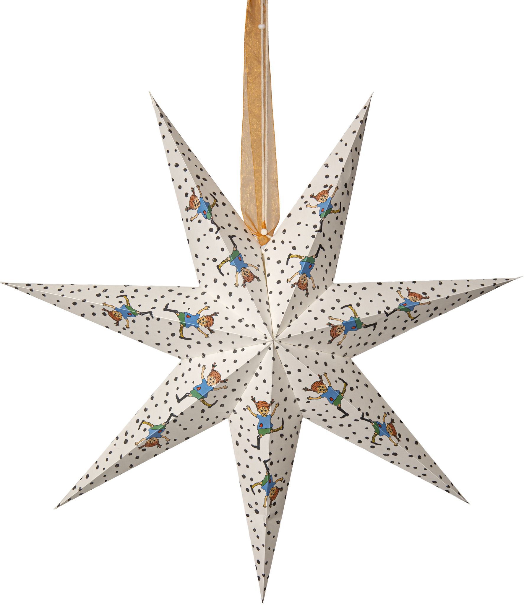 Stern PIPPI - Indoor, Weiss, 60.00cm Höhe