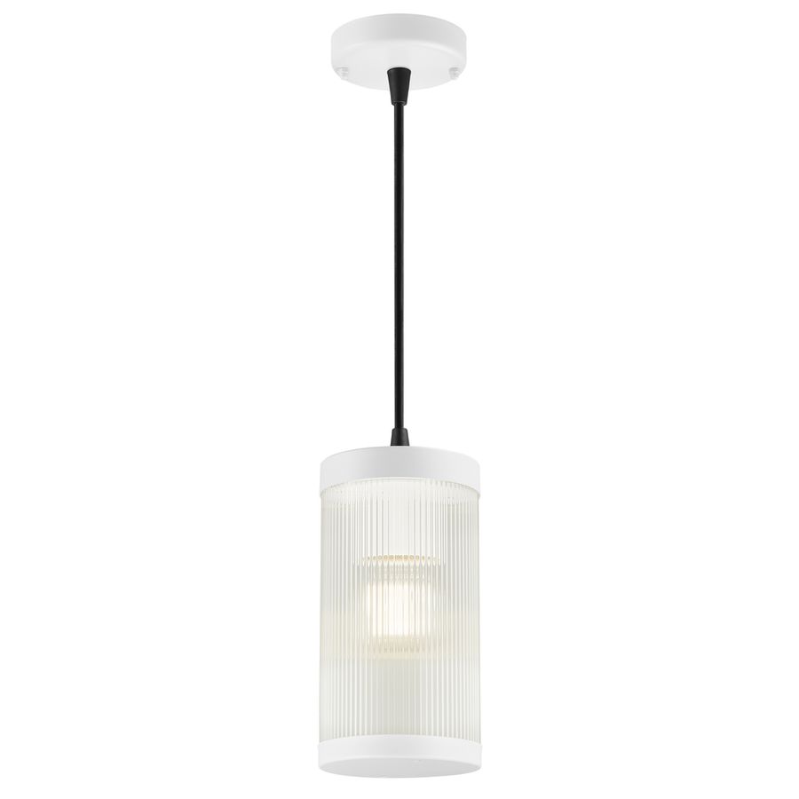 Coupar, Pendelleuchte, Weiss - E27, IP54, max.25W