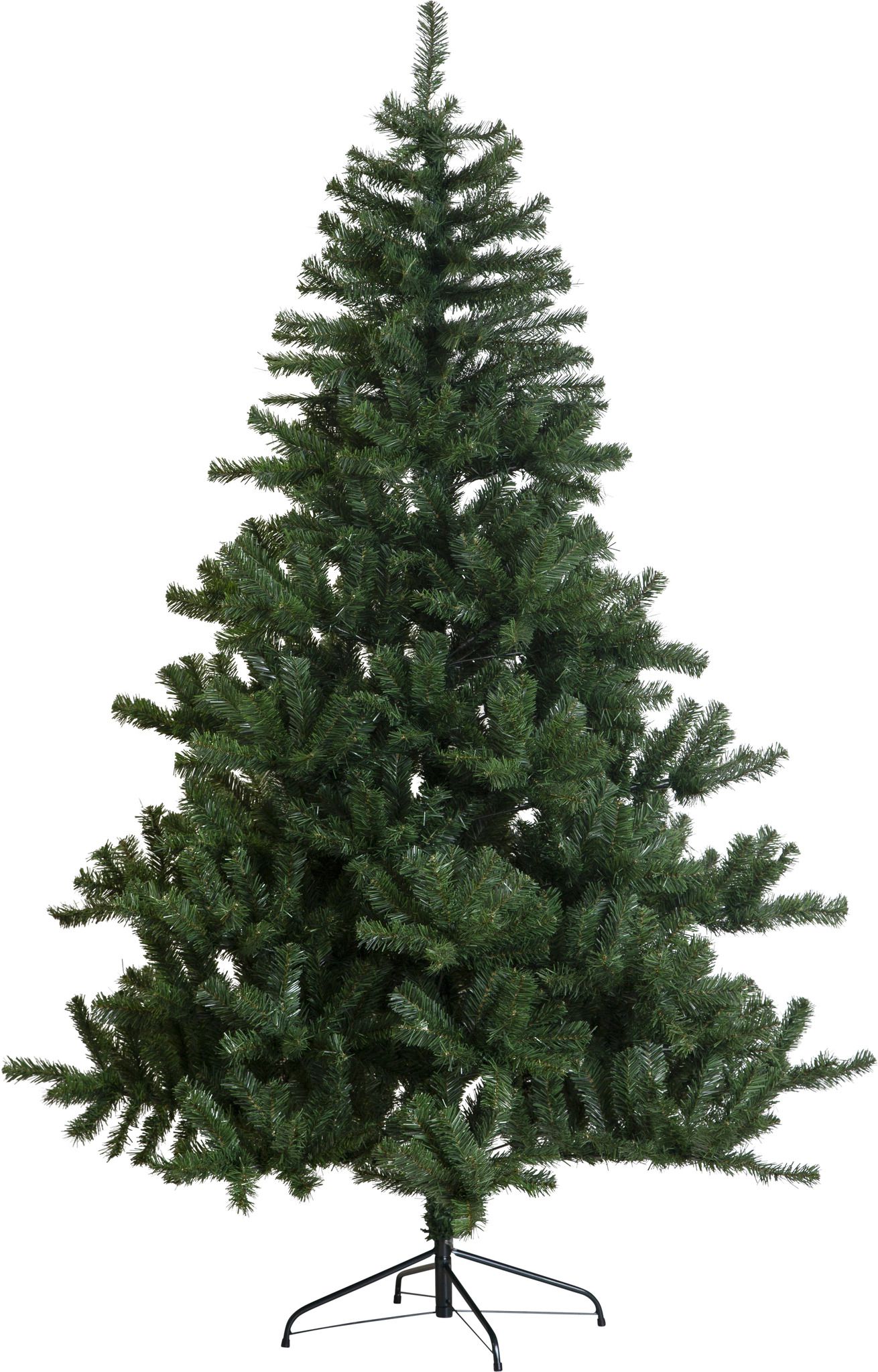 Künstlicher Weihnachtsbaum New Quebec - grün, keine Lämpchen, 210cm Höhe
