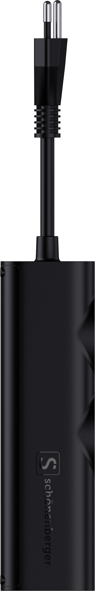 67W GaN Fast Charging Station - 2x T13, Out: USB-C1/ C2/ C3: 67W PD, C1+C2 shared: 45W + C3: 20W, USB-A: 5W, GaN, 1.5m Kabel,schwarz