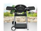 Barbecue grill mit grillwagen BBQ 4100 - 2200W, Edelstahl, Schwarz
