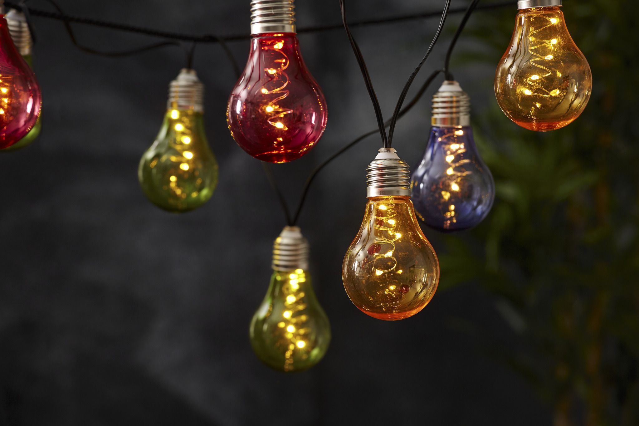 Solar Lichterkette Glow - Multi, Lichtfarbe