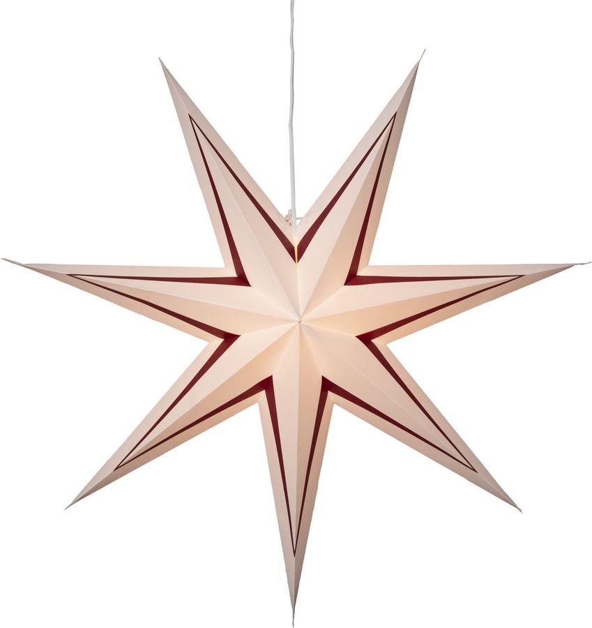 Paper Star Stripe - Indoor, , Weiss
