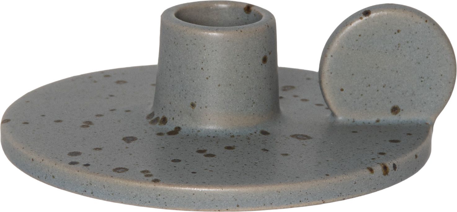 Kerzenhalter Plate - Indoor, Grau, 4.00cm Höhe