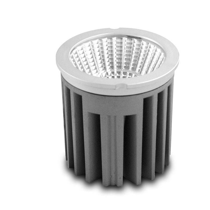 Modulo LED 6,9W con driver CRI 90 3000K - 6.9W, 730lm, 3000K, IP20, CRI90, 38°, silber, dimmbar, D=50mm, H=62mm