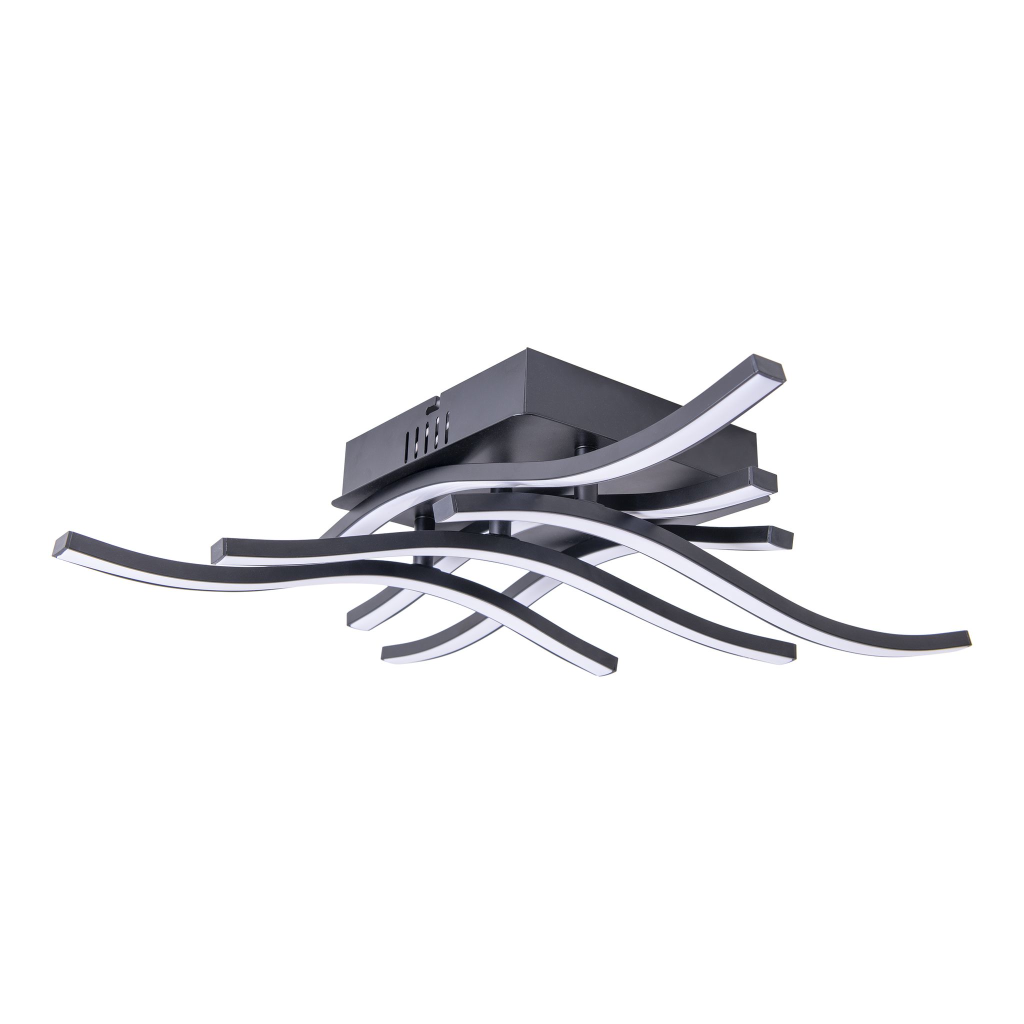 LED Deckenleuchte Onda s: 50cm - LED fest verbaut, 3000K, warmweiss