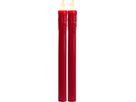 Bougie à Dîner à LED 2-Set Press - Indoor, Rot, 25cm Höhe, keine Timerfunktion