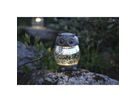 Solar Decoration Owly - Silber, Lichtfarbe Warmweiss