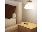 Mini Desktop Charger USB A+C PD20W Weiss - mit ausziehbarem USB-C Kabel