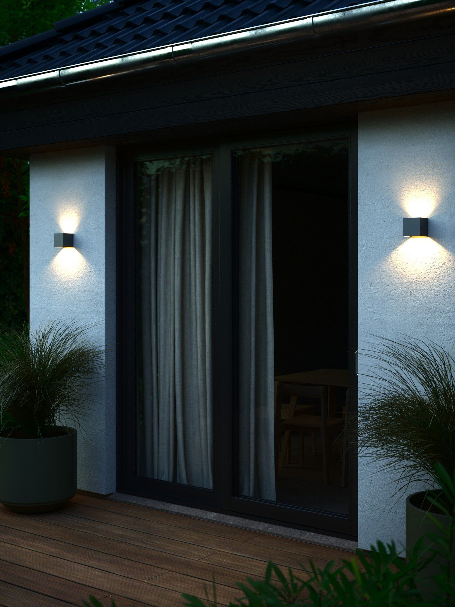 Wandleuchte Milda Kubi - 4.9W, LED Module, IP44