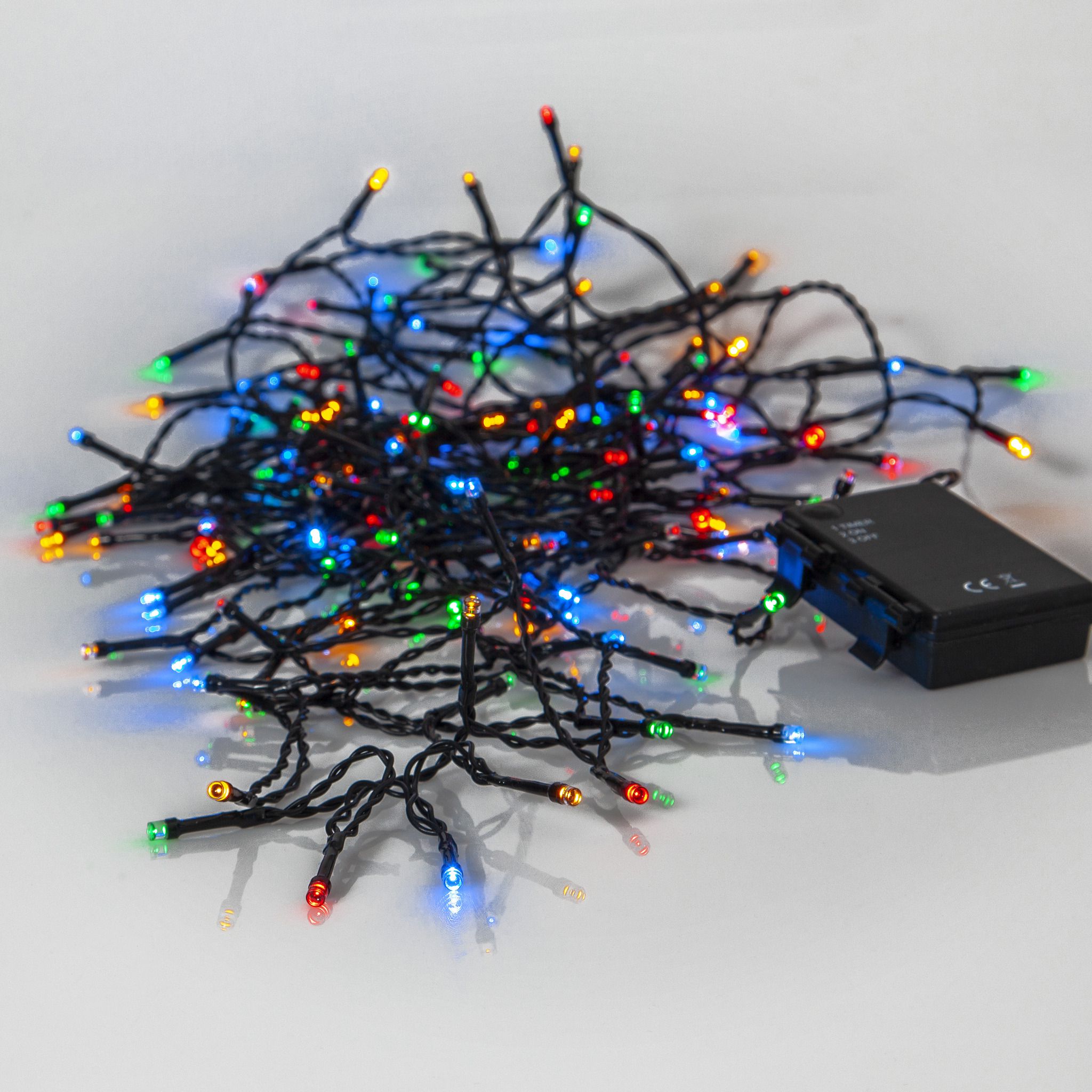 Lichterkette Akku - IP44, Multicolor, 160 LED'S, 1120 cm länge