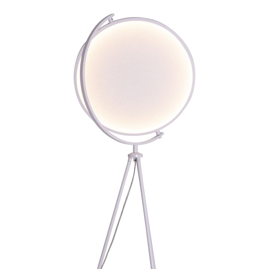 Textil-Stehleuchte Munega h: 156cm - LED fest verbaut, 3000K, warmweiss