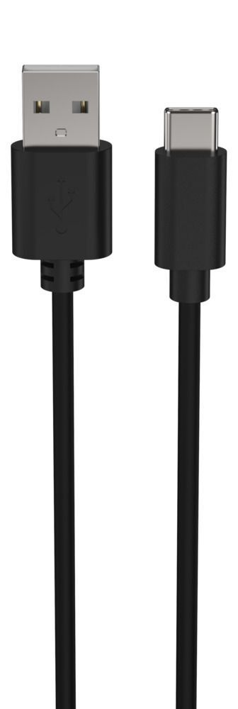 USB Typ-C Daten und Ladekabel 100 cm - USB Typ-C Daten und Ladekabel 100 cm, schwarzes Kabel