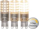 LED Leuchtmittel  G9 Halo-LED 3-step - G9, 470Lm, 2700K, 230V