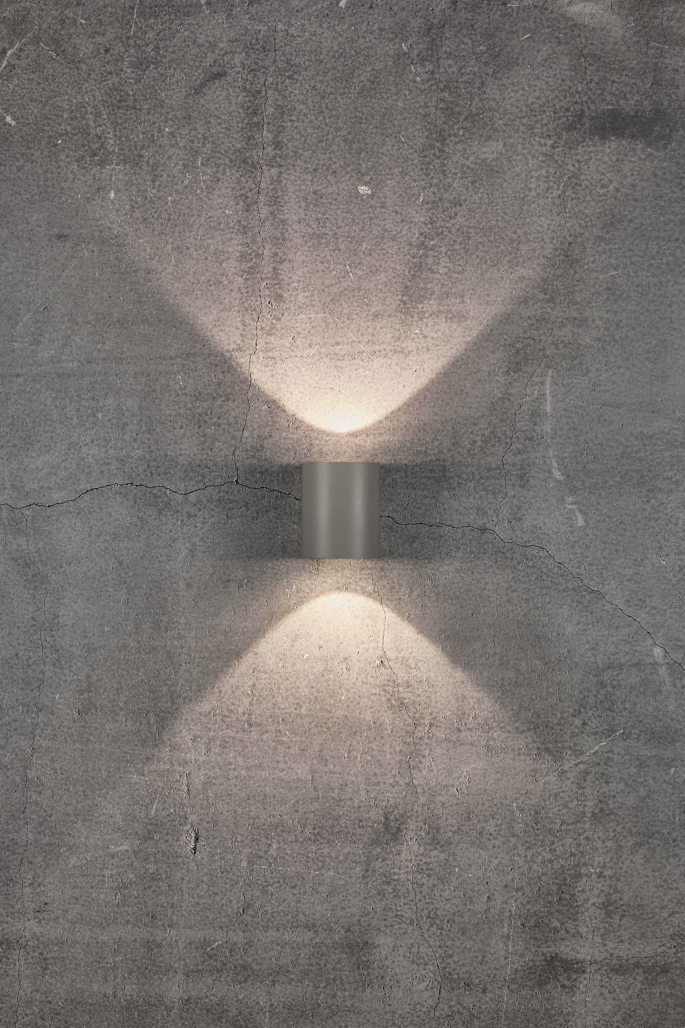 Canto 2, Wandleuchte, Grau - 2X6W LED, 2700K, IP44, 230V