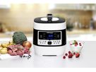 Vapore elettrico a pressione e multi-cucina MD 1000 - Dampfdruck- & Multikocher , Weiss/schwarz, 1000W