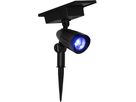 Solar Spotlight Powerspot - Indoor, Outdoor, RGBW, Schwarz