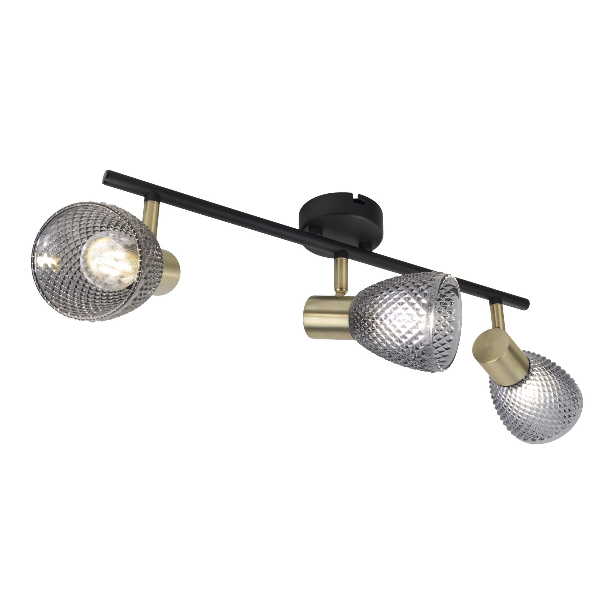 3er Spot Wand-/Deckenleuchte LINDITA exkl. Leuchtmittel - E14, IP20, 230V