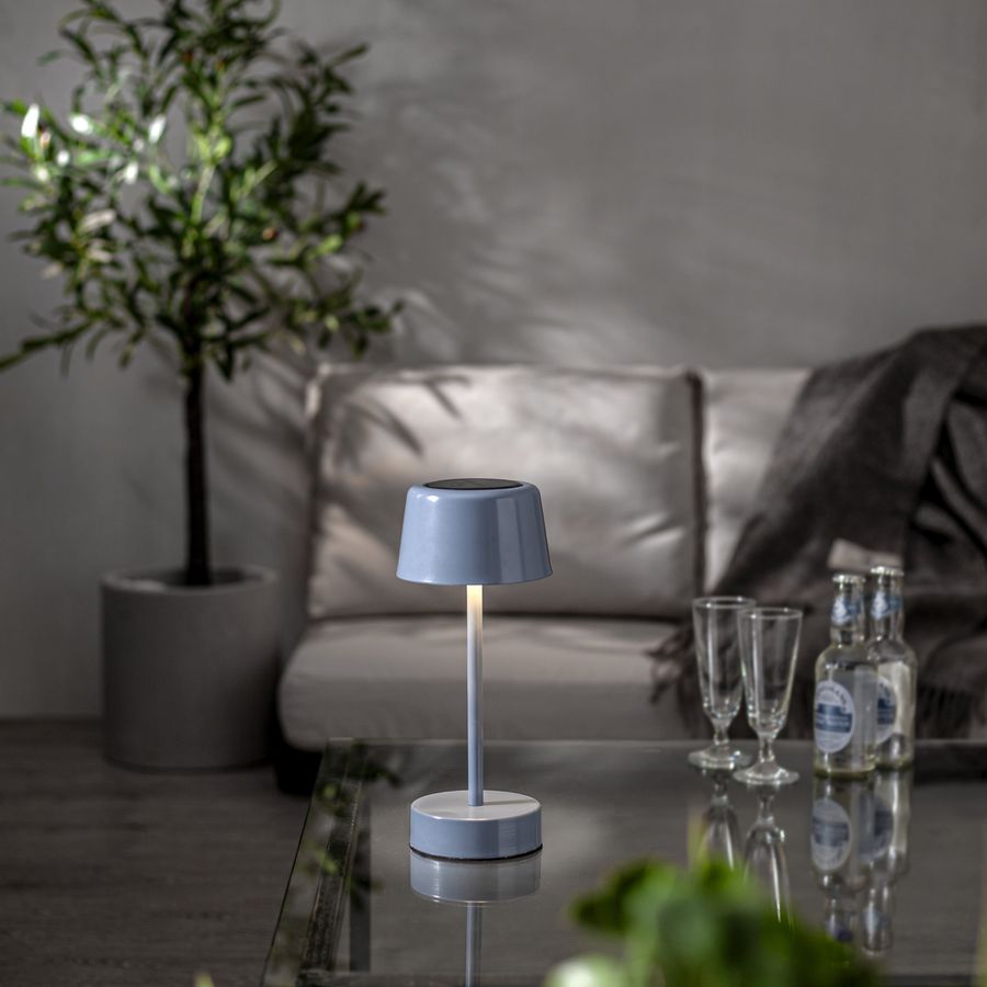 Solar Leuchte Solei - IP44, Warmweiss,Blau