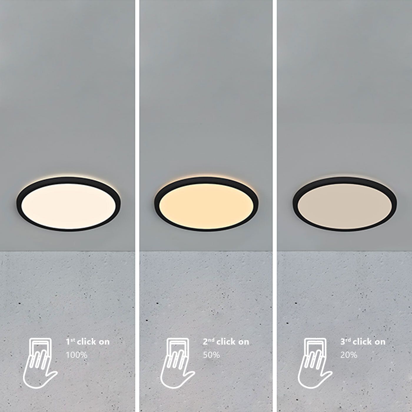 Oja 29,  Deckenleuchte, IP20, 4000K, SD, Schw. - Oja 29,  Deckenleuchte, IP20, 4000K, SD, Schw.