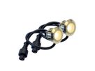 24V Bodeneinbauspot Duopack 34mm - 24V DC, 2x0.6W, 50lm, 3000K, IP67, edelstahl