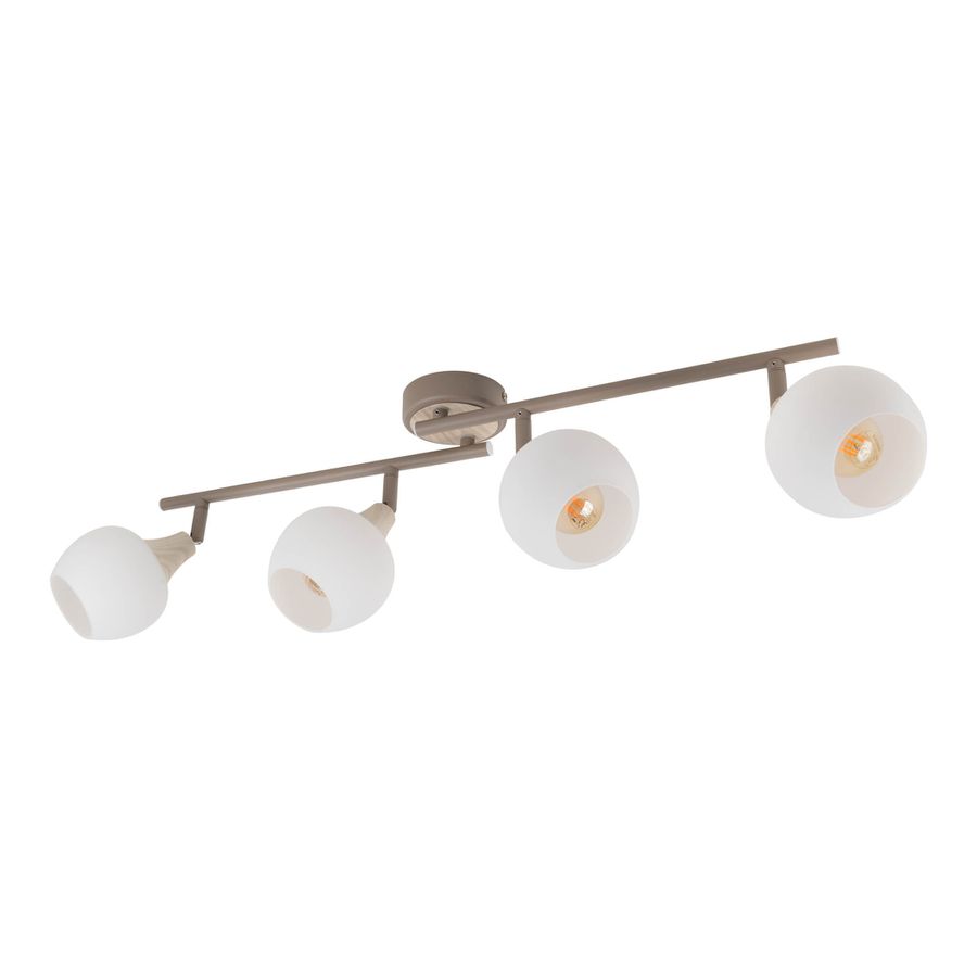4er Deckenleuchte  MONACO  L: 70cm beige - IP20, E14, Beige