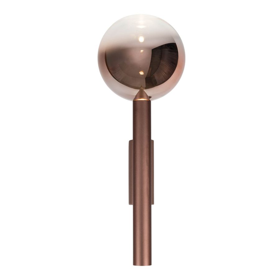 LED Wandleuchte  SINGAPUR  H: 34cm kupfer - IP20, LED-Modul, Kupfer