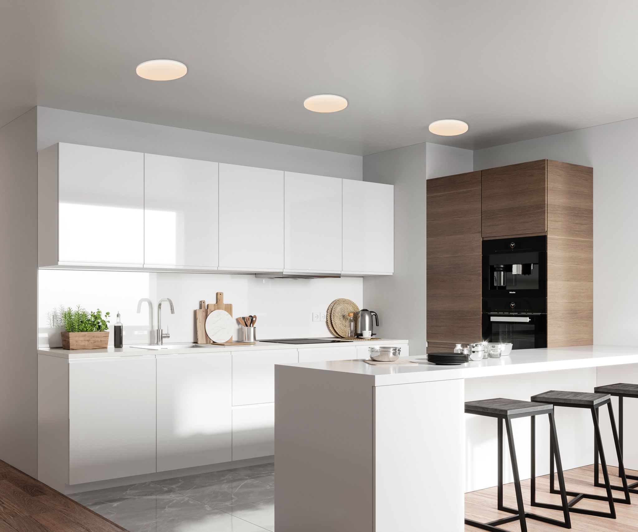 Vic 35, Deckenleuchte, Built-In, 3000K, Weiss - Vic 35, Deckenleuchte, Built-In, 3000K, Weiss