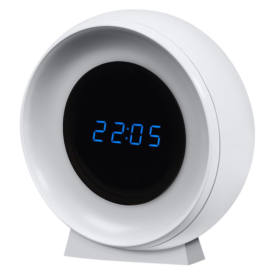 NIGHTLUX CLOCK WHITE - 5lm, 3000-6500K, 0.3W, 5V