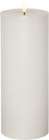 LED Pillar Kerze Flamme Flow Big - Indoor, Weiss, 27.50 cm Höhe, Timerfunktion