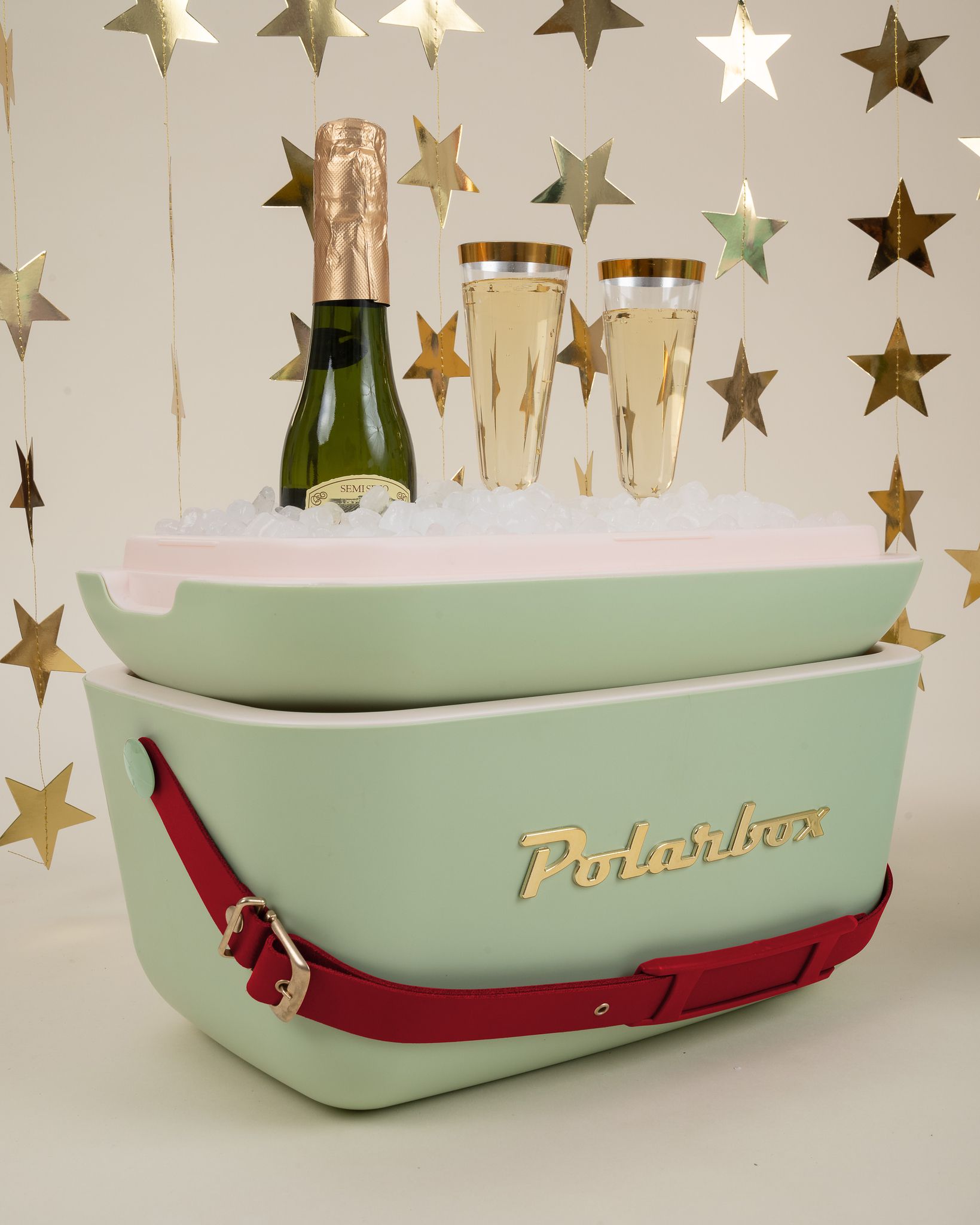 Polarbox Retro Cooler Olive 20l - Kühlbox, 20l, Vintage Design