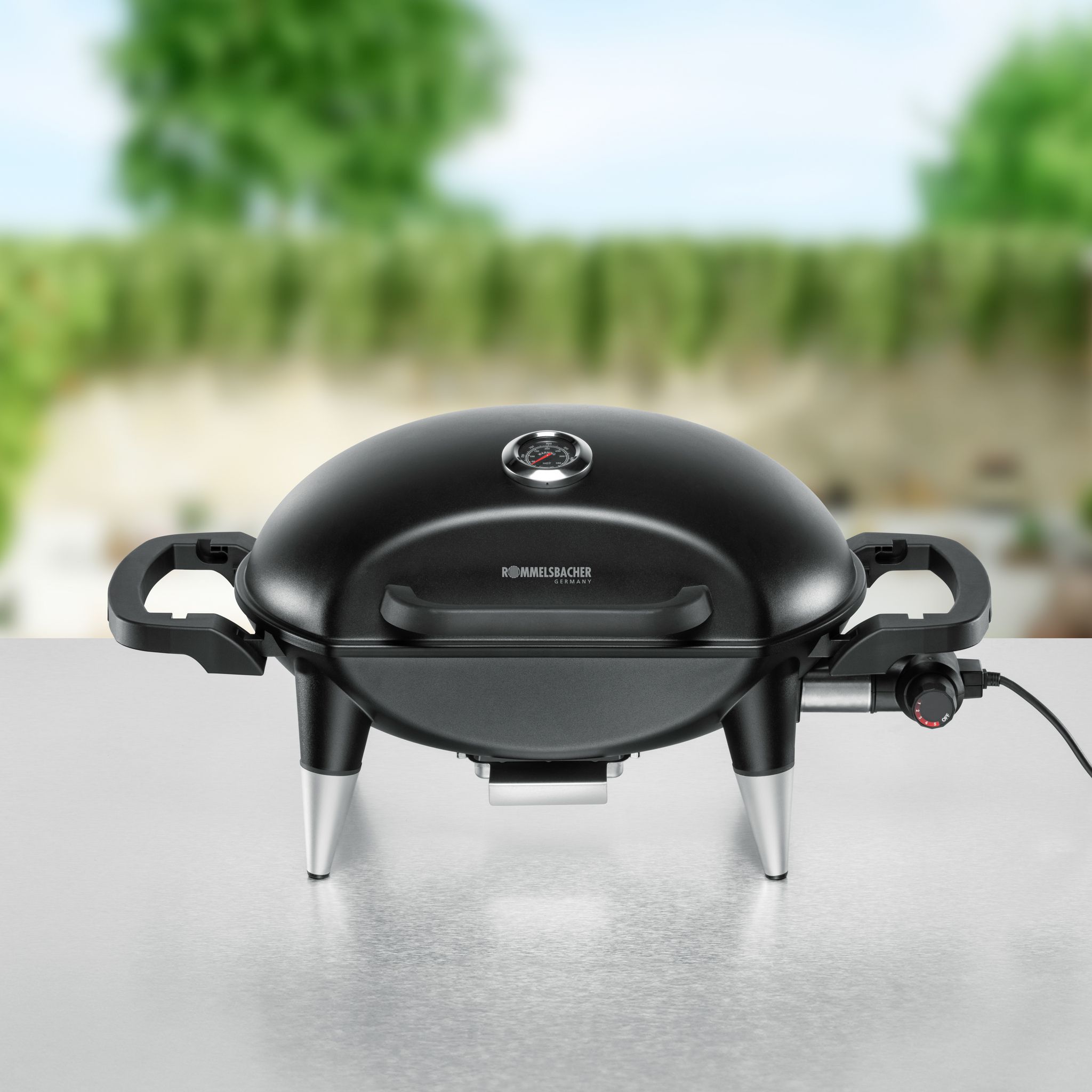 Barbecue Grill BBQ 4000 - 2200W, , Schwarz