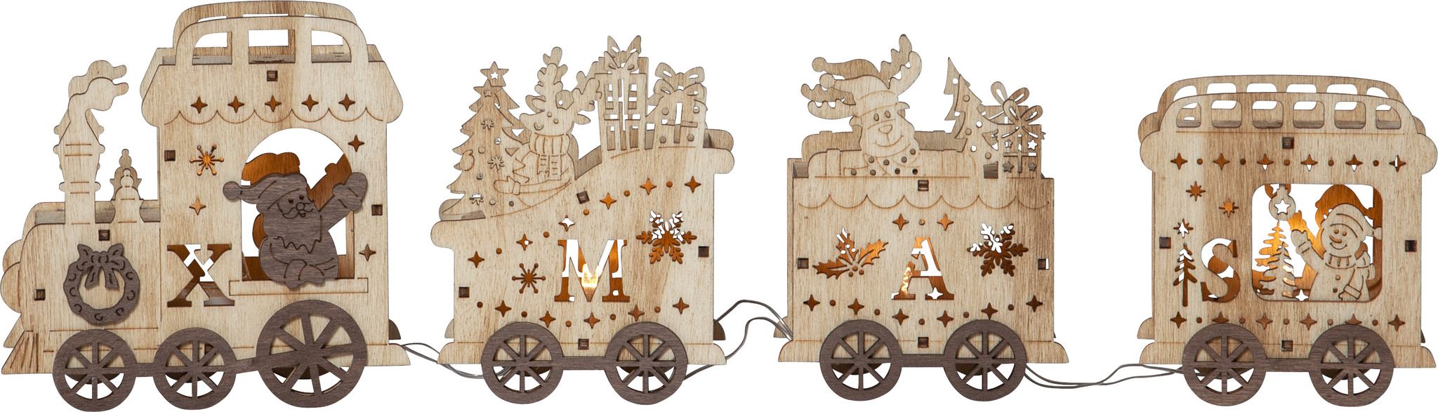 Kerzenständer Yuletide - IP20, Warmweiss, 4 LED's