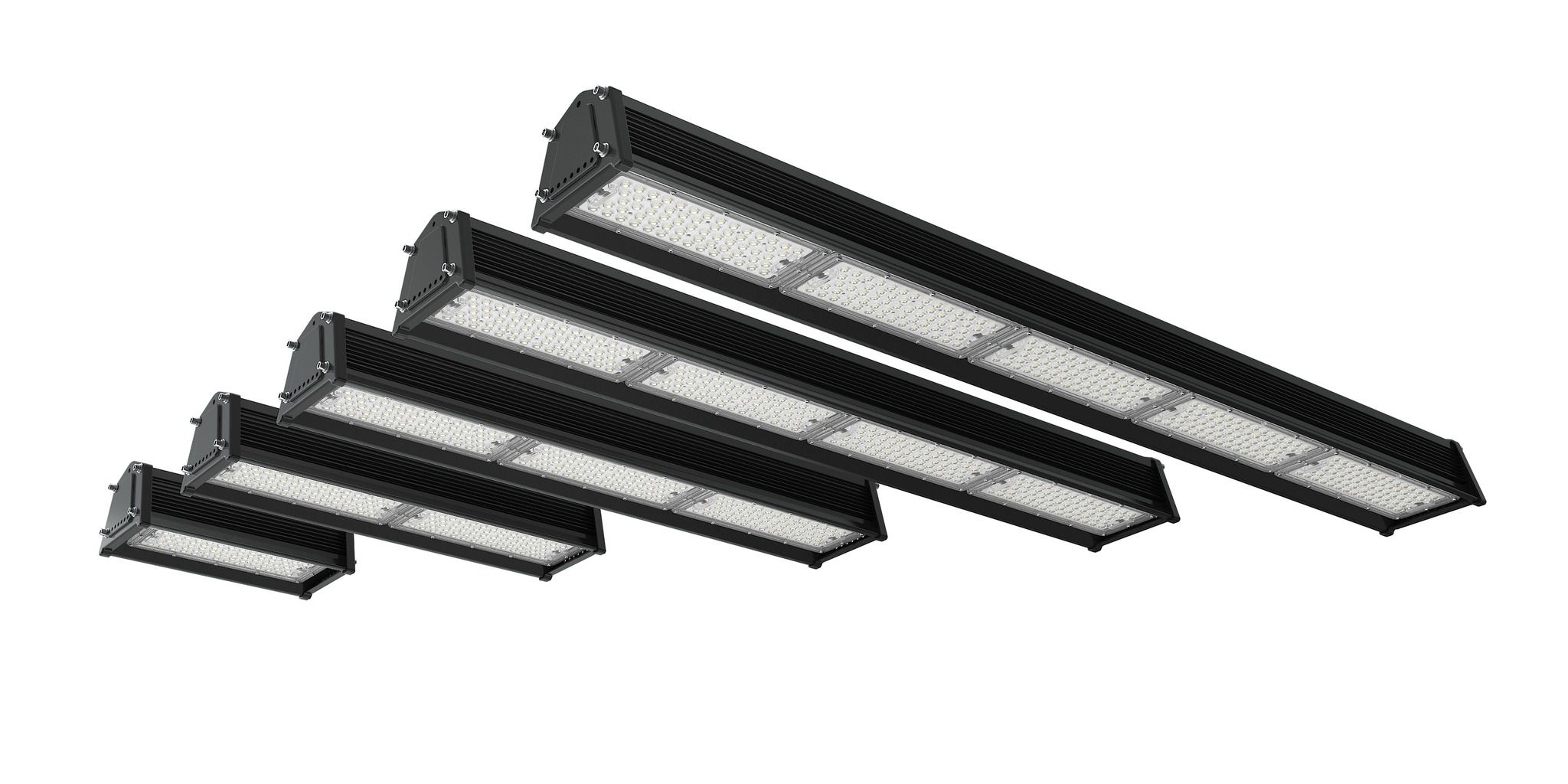 HiRack LED linear 150W - 150W, 20250lm, 5000K, IP65, schwarz, nicht dimmbar, a. A. DALI