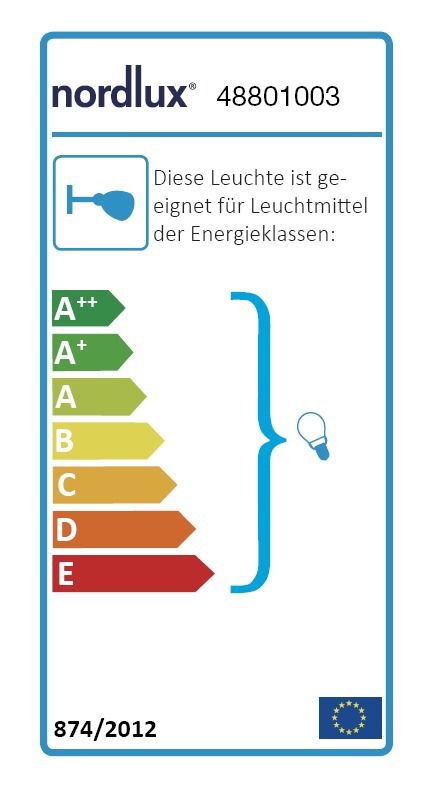Adrian, Wandleuchte, Schwarz - E27, max. 25W, IP20