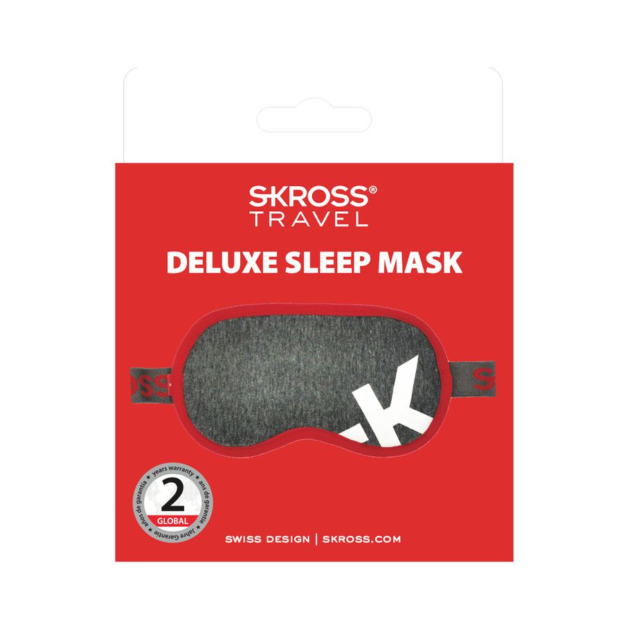Deluxe Sleep Mask, Dark Grey - Schlafmaske, dunkelgrau