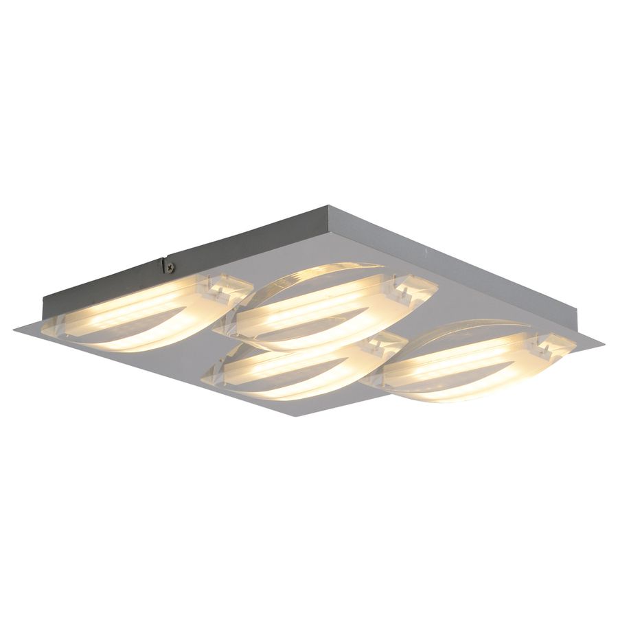 LED Deckenleuchte Chur - LED fest verbaut, 3000K, warmweiss