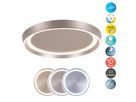 LED-CCT Deckenleuchte  LEVIAN  : 49cm champagne - IP20, LED-Modul, Nickelmatt