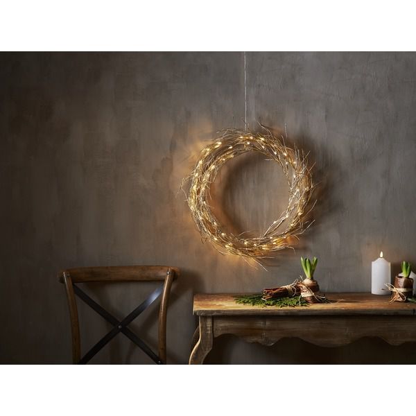 Kranz Fizzy - IP20, Warmweiss, 50 LED