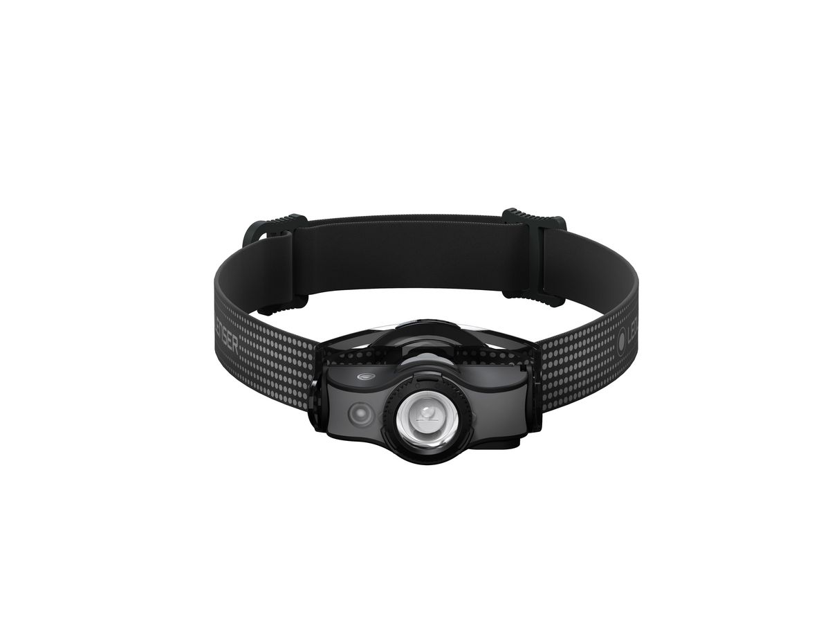 Stirnlampe MH5 schwarz/grau - 6000-7500K, Schwarz/Grau, Kopfdurchmesser 3.1 cm