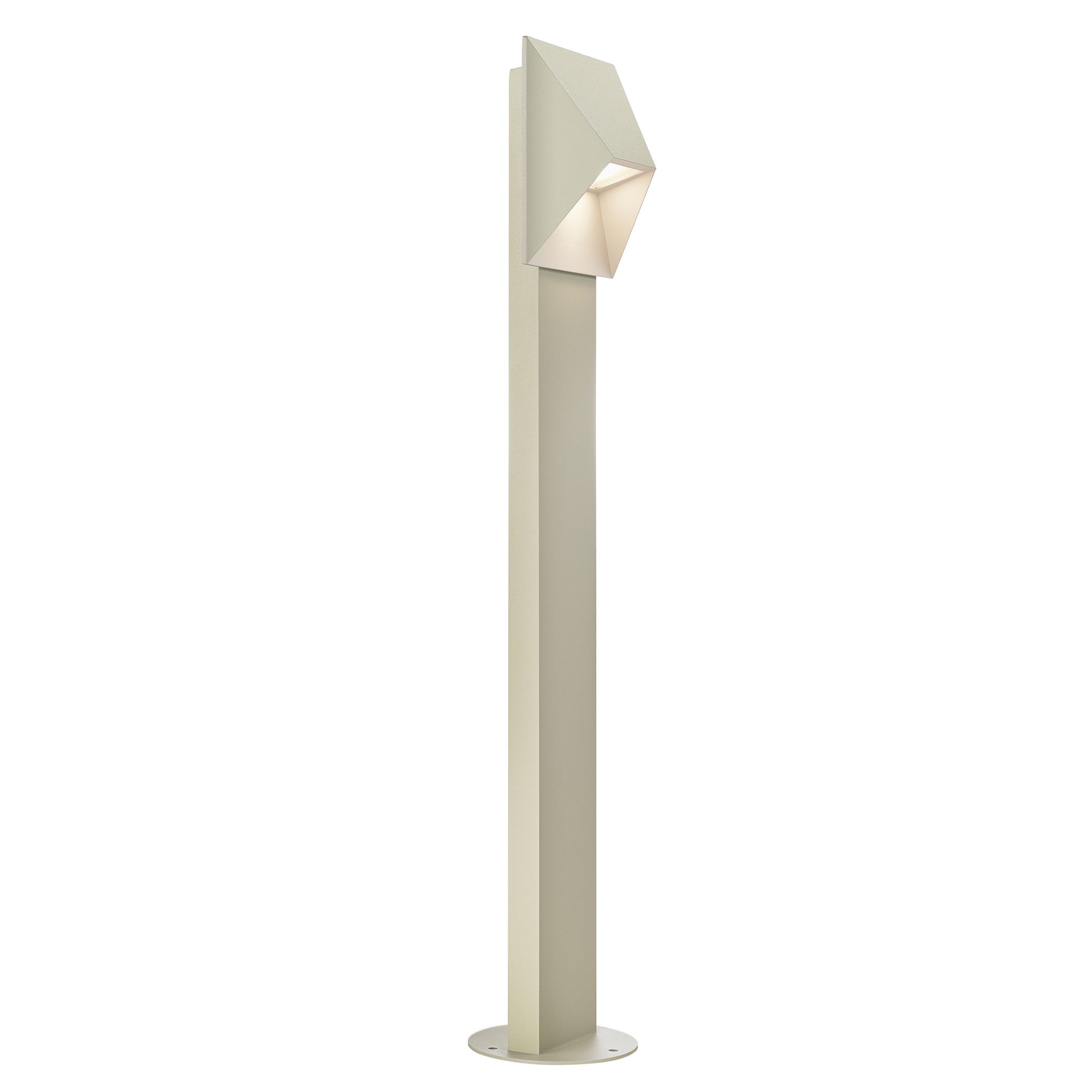 Wegleuchte PONTIO 15 - 1xGU10 (exkl.), max.25W, IP54, sand, dimmbar (optional Leuchtmittel), L=150mm,B=150mm, H=850mm